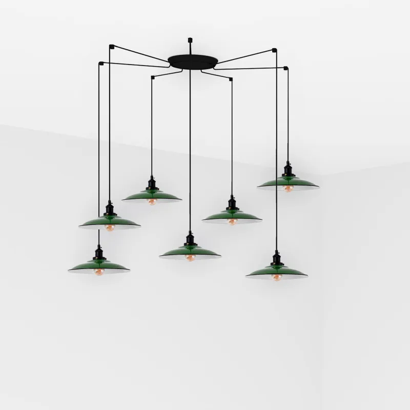 LANG 7L Lampe suspension vert