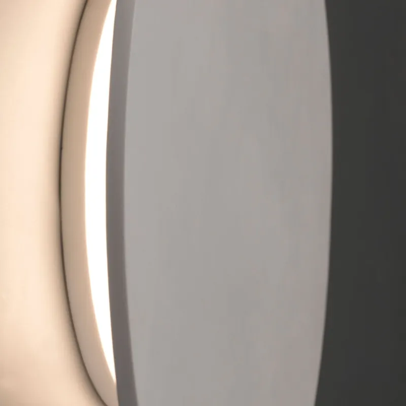 LUNA Lampe applique plâtre blanche