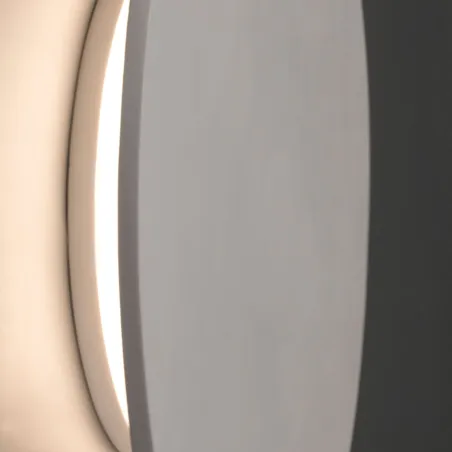 LUNA Lampe applique plâtre blanche
