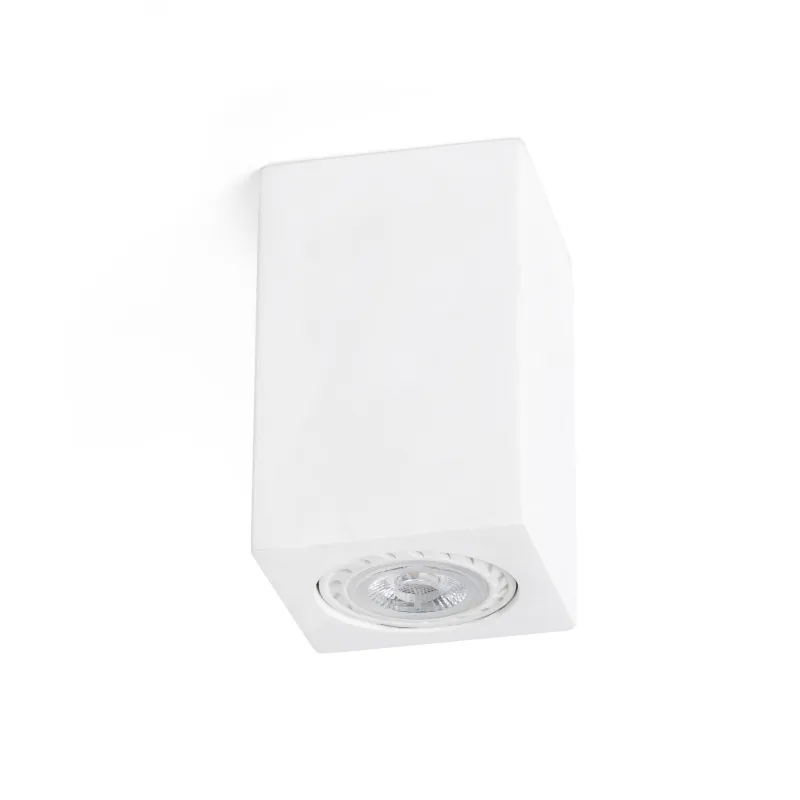 SVEN SQ Plafonnier carré blanc