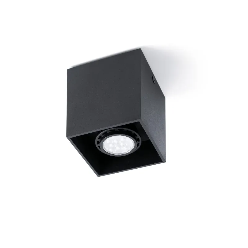 TECTO Plafonnier noire GU10