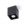TECTO Plafonnier noire GU10