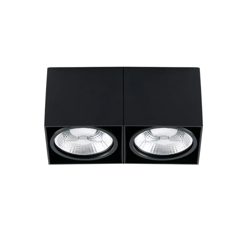 TECTO 2L AR111 Plafonnier noire