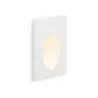 PLAS Lampe encastrable blanc oval