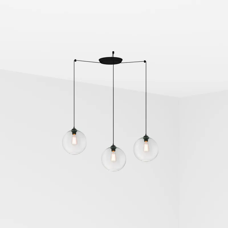 CLARA 3L Lampe suspension transparent