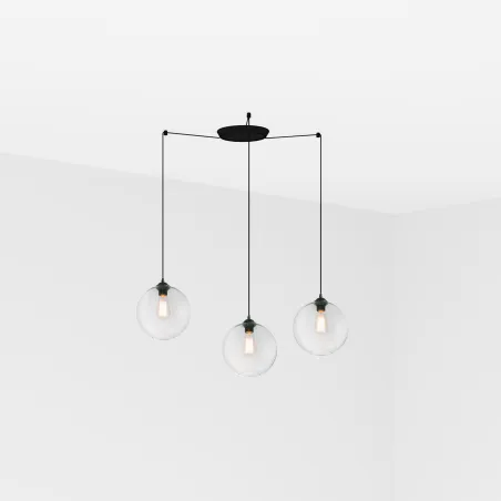 CLARA 3L Lampe suspension transparent