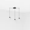 CLARA 3L Lampe suspension transparent