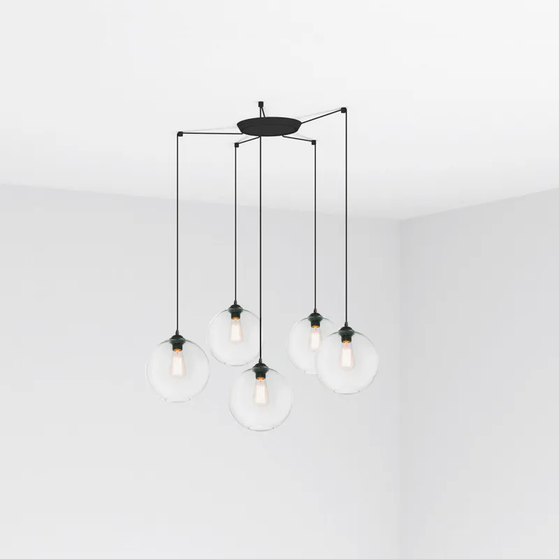 CLARA 5L Lampe suspension transparent