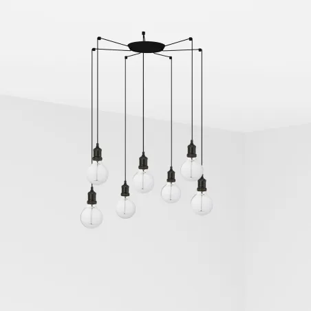 ART 7L Lampe suspension noire
