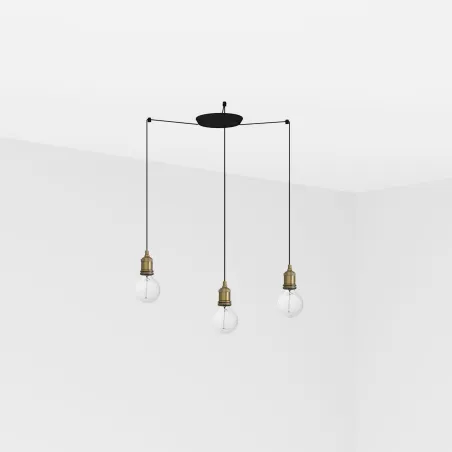 ART 3L Lampe suspension vieil or
