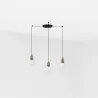 ART 3L Lampe suspension vieil or
