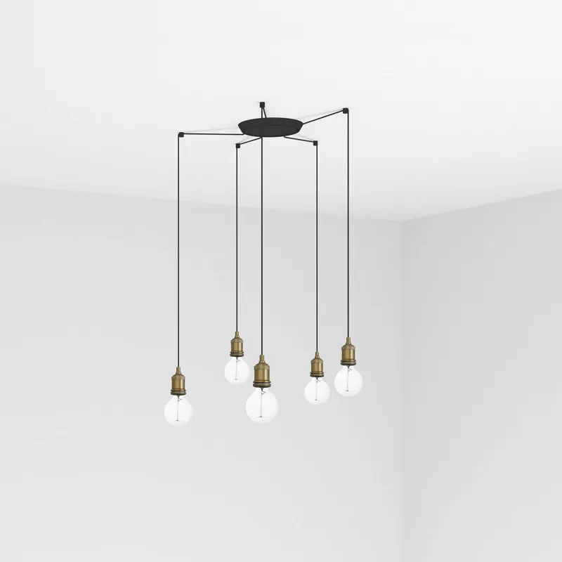 ART 5L Lampe suspension vieil or