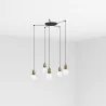 ART 5L Lampe suspension vieil or