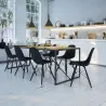 PAM 250 Lampe suspension noir et or