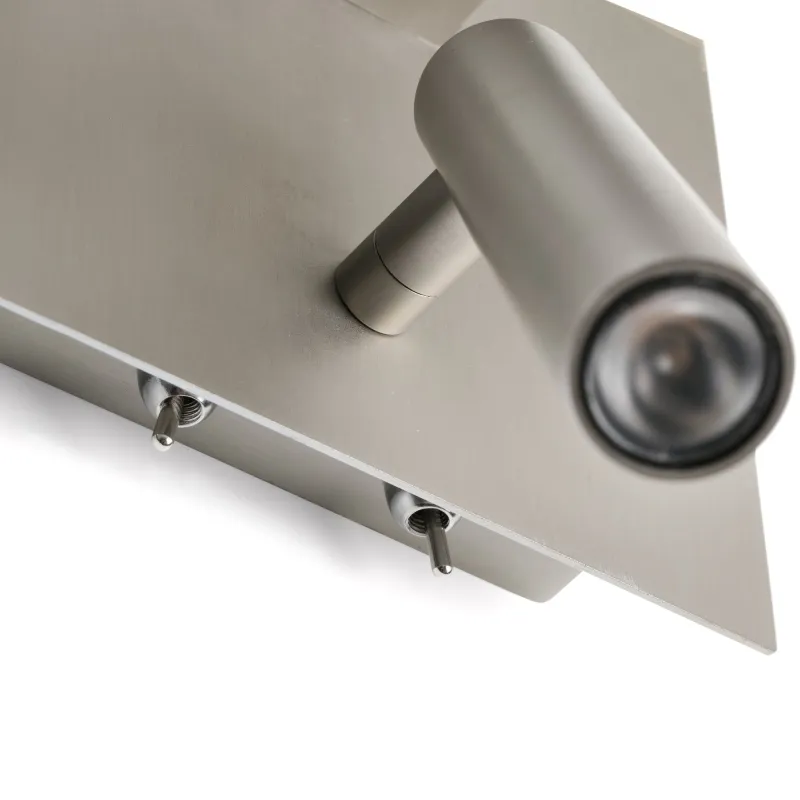 HANNA Lampe applique nickel avec lecteur LED