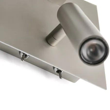 HANNA Lampe applique nickel avec lecteur LED