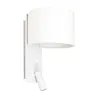 FOLD Lampe applique blanche avec lecteur LED