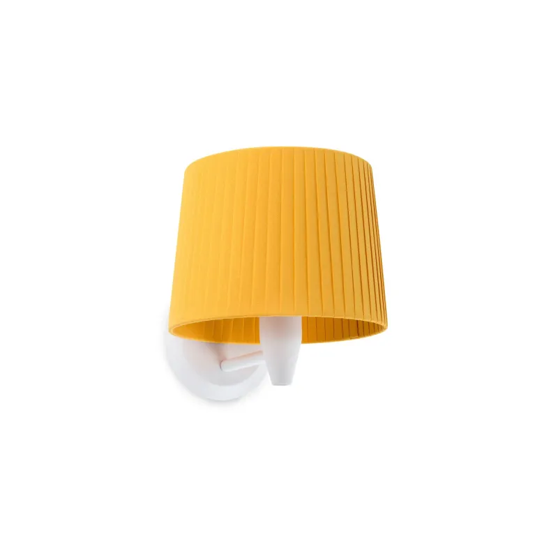 SAMBA Lampe applique blanc/enrubanné jaune