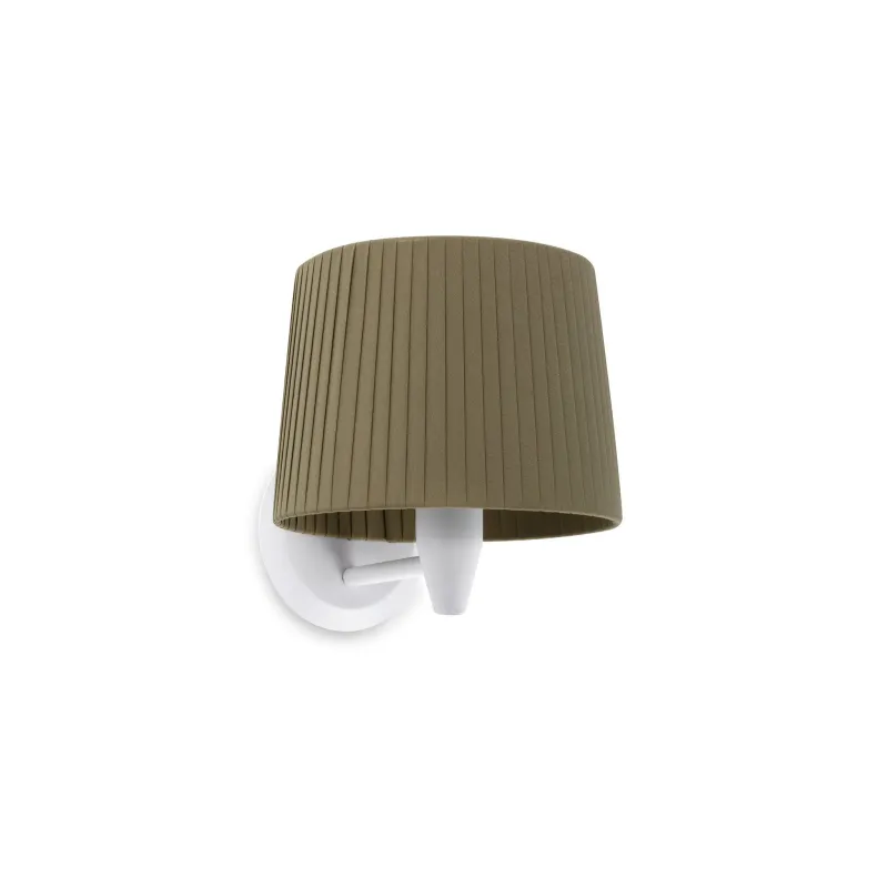 SAMBA Lampe applique blanc/enrubanné vert