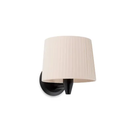 SAMBA Lampe applique noire/enrubanné beige
