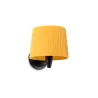 SAMBA Lampe applique noire/enrubanné jaune