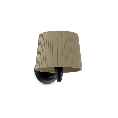 SAMBA Lampe applique noire/enrubanné vert