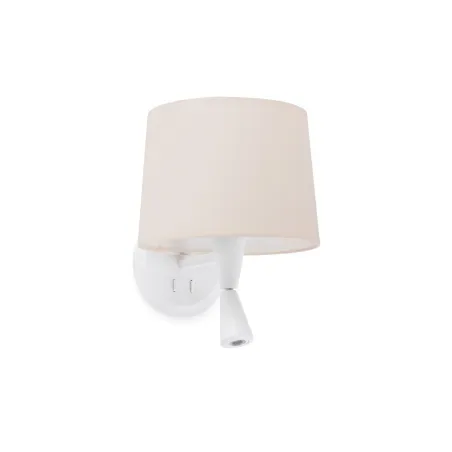 CONGA Lampe applique avec lecteur blanc/beige
