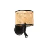 MAMBO Lampe applique avec lecteur noire/rotin