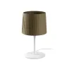 SAMBA Lampe de table blanc/enrubanné vert