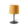 SAMBA Lampe de table noire/enrubanné jaune