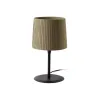 SAMBA Lampe de table noire/enrubanné vert