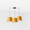 SAMBA 3L Lampe suspension noir/jaune