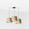 SAMBA 3L Lampe suspension noir/vert