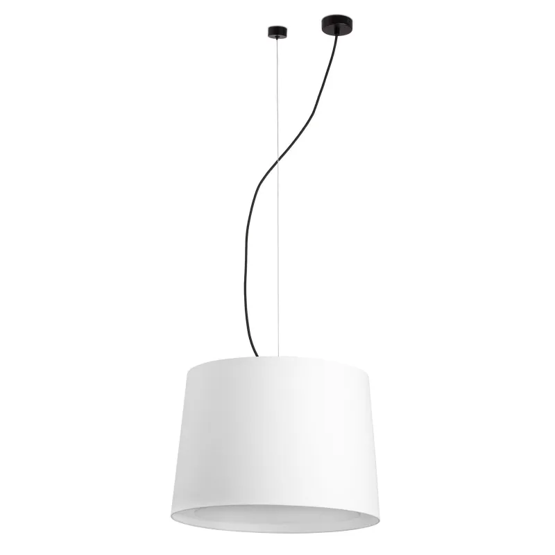 CONGA Lampe suspension noir/blanc ø450