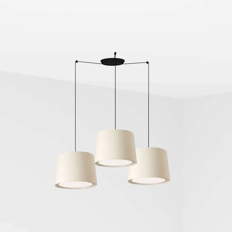 CONGA 3L Lampe suspension blanche