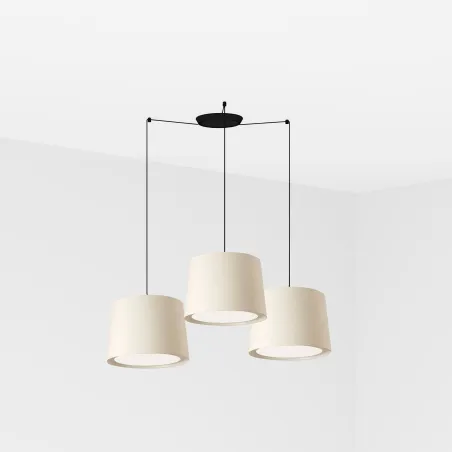 CONGA 3L Lampe suspension blanche