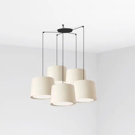 CONGA 5L Lampe suspension blanche