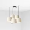CONGA 5L Lampe suspension blanche