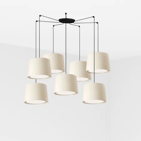 CONGA 7L Lampe suspension blanche