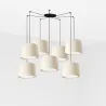 CONGA 7L Lampe suspension blanche
