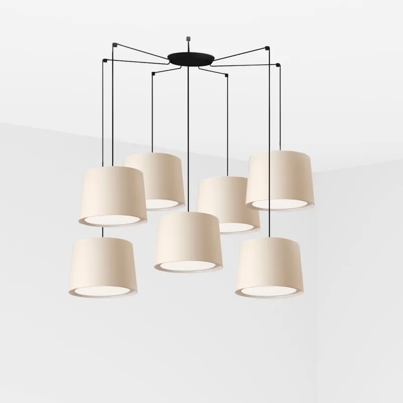 CONGA 7L Lampe suspension beige