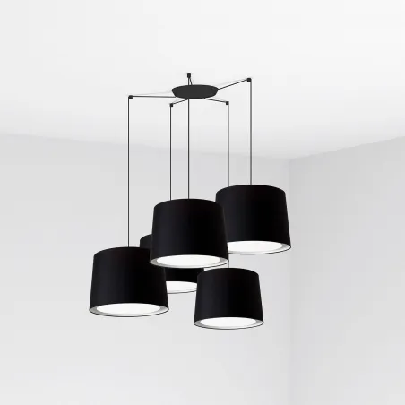 CONGA 5L Lampe suspension noire