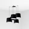 CONGA 5L Lampe suspension noire