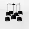 CONGA 7L Lampe suspension noire