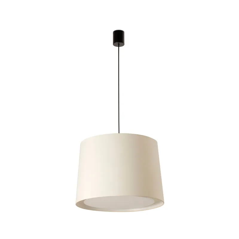CONGA Lampe suspension simple noir/blanc