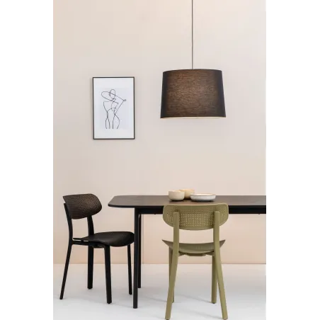 CONGA Lampe suspension simple noir/noir