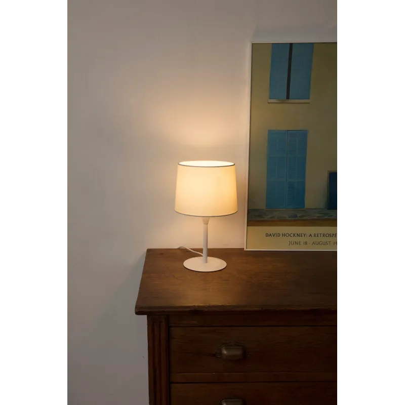 CONGA S lampe de table blanc/beige