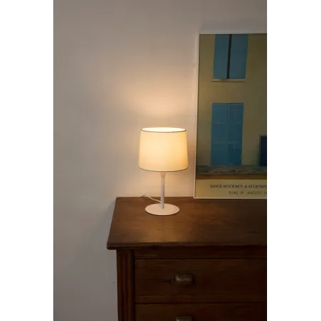 CONGA S lampe de table blanc/beige
