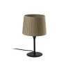 SAMBA S Mini lampe de table noire/enrubanné vert