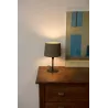 SAMBA S Mini lampe de table noire/enrubanné vert